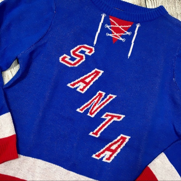33 Degrees Kids Christmas Sports Jersey Sweater - Picture 2 of 5